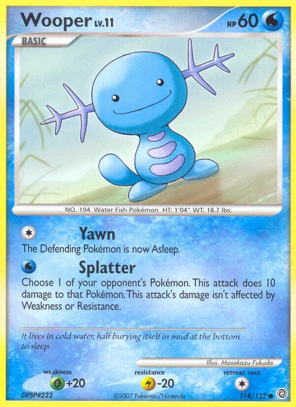 Image for Wooper (118/132) (SW) - Pokemon