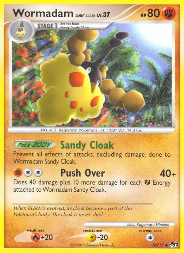 Image for Wormadam Sandy Cloak (010/017) (POP) - Pokemon