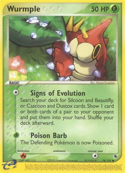 Image for Wurmple (78/109) (RS) - Pokemon
