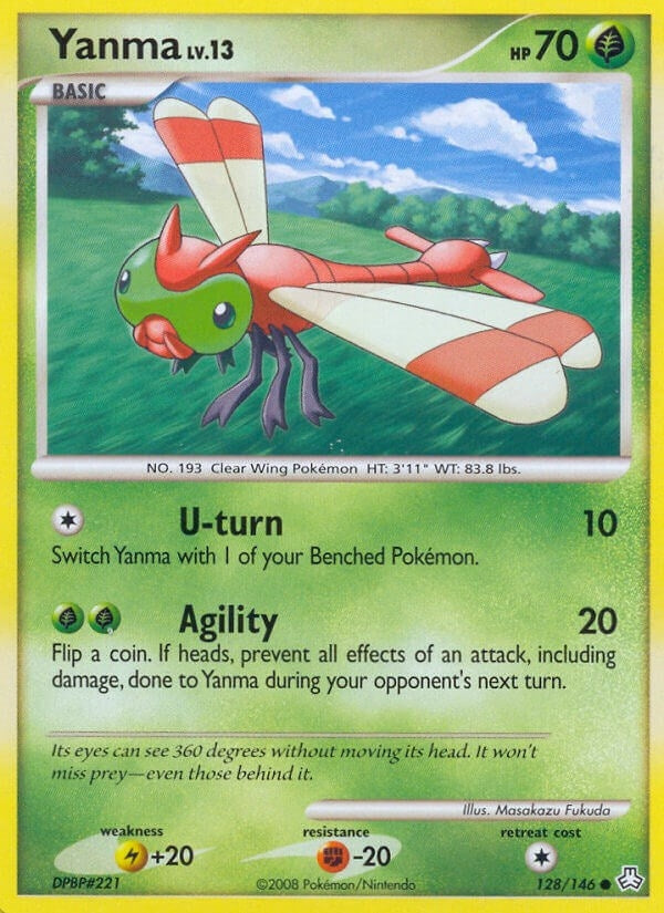 Image for Yanma (128/146) (LA) - Pokemon