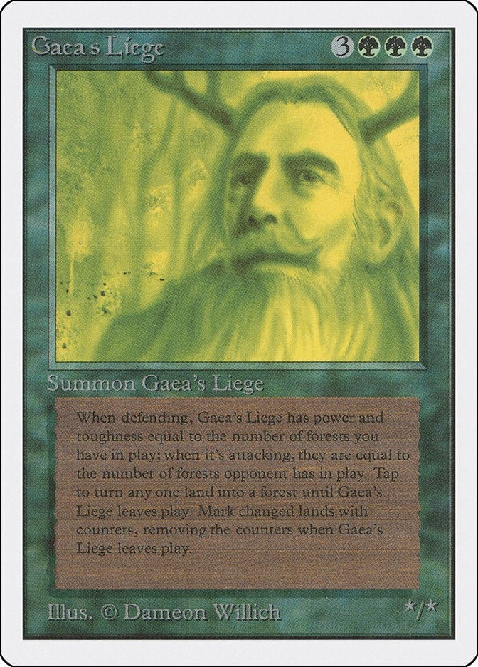 Image for Gaea's Liege - Magic: The Gathering