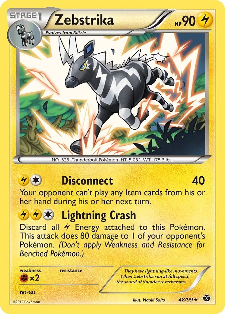 Image for Zebstrika (48/99) (NXD) - Pokemon