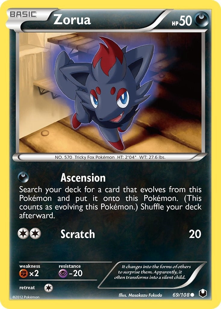 Image for Zorua (69) (69/108) (DEX) - Pokemon