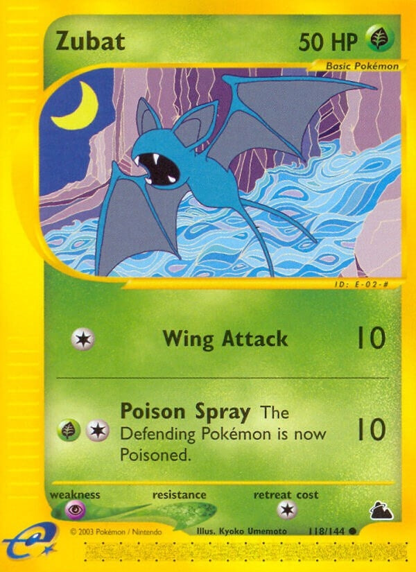 Image for Zubat (118) (118/144) (SK) - Pokemon