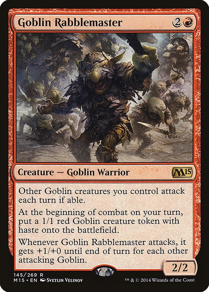 Image for Goblin Rabblemaster (145) - Magic: The Gathering