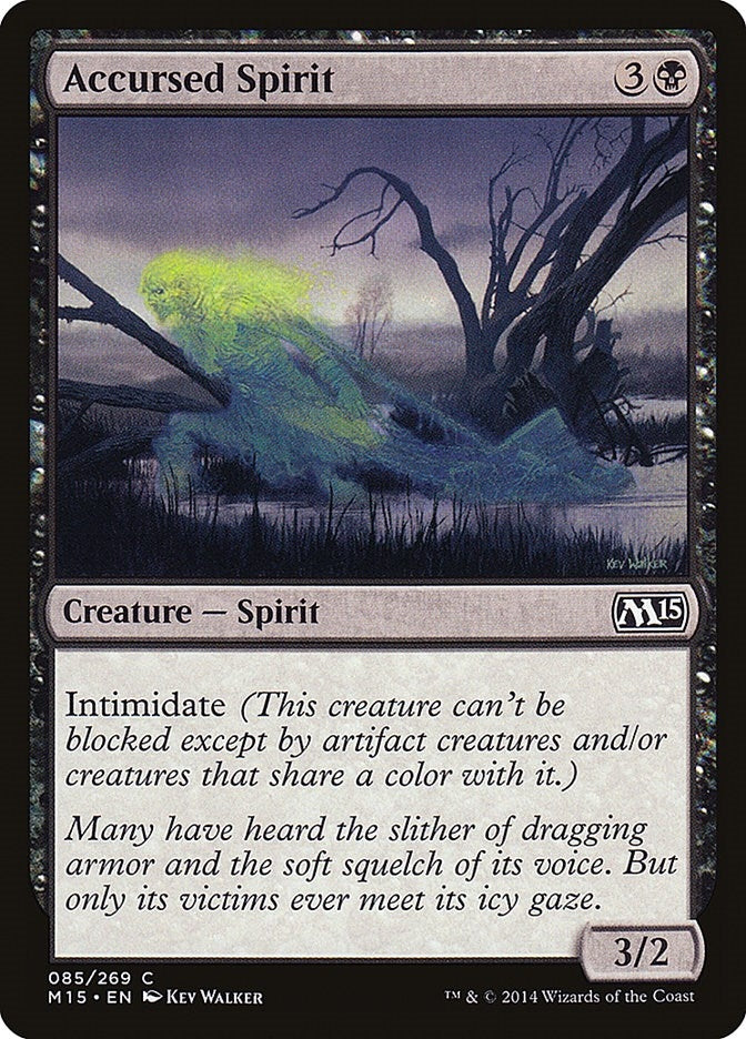 Image for Accursed Spirit (85) (M15) - Magic: The Gathering