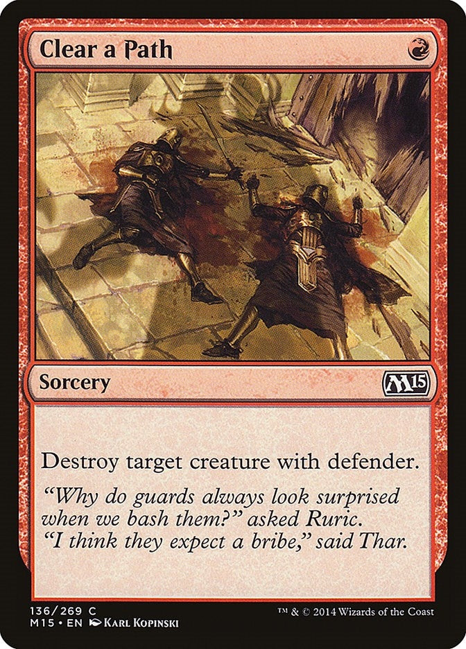Image for Clear a Path (136) - Magic: The Gathering