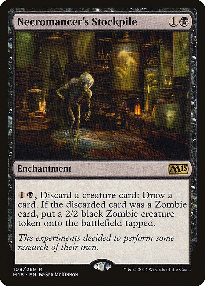 Image for Necromancer's Stockpile (108) (M15) - Magic: The Gathering