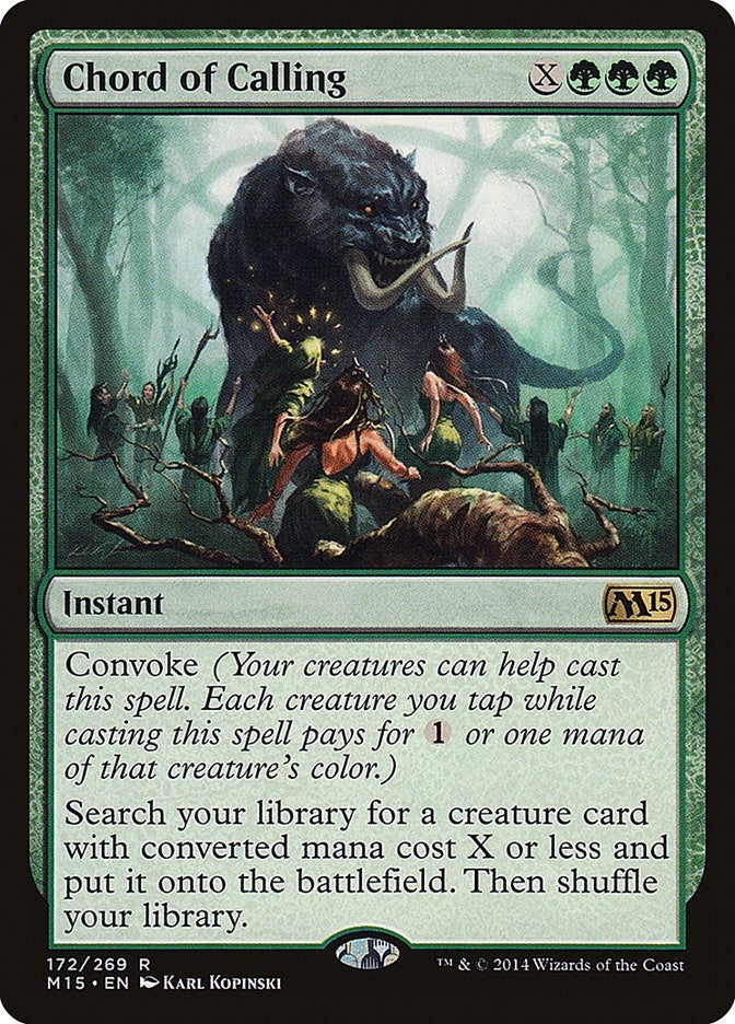 Image for Chord of Calling (172) (M15) - Magic: The Gathering