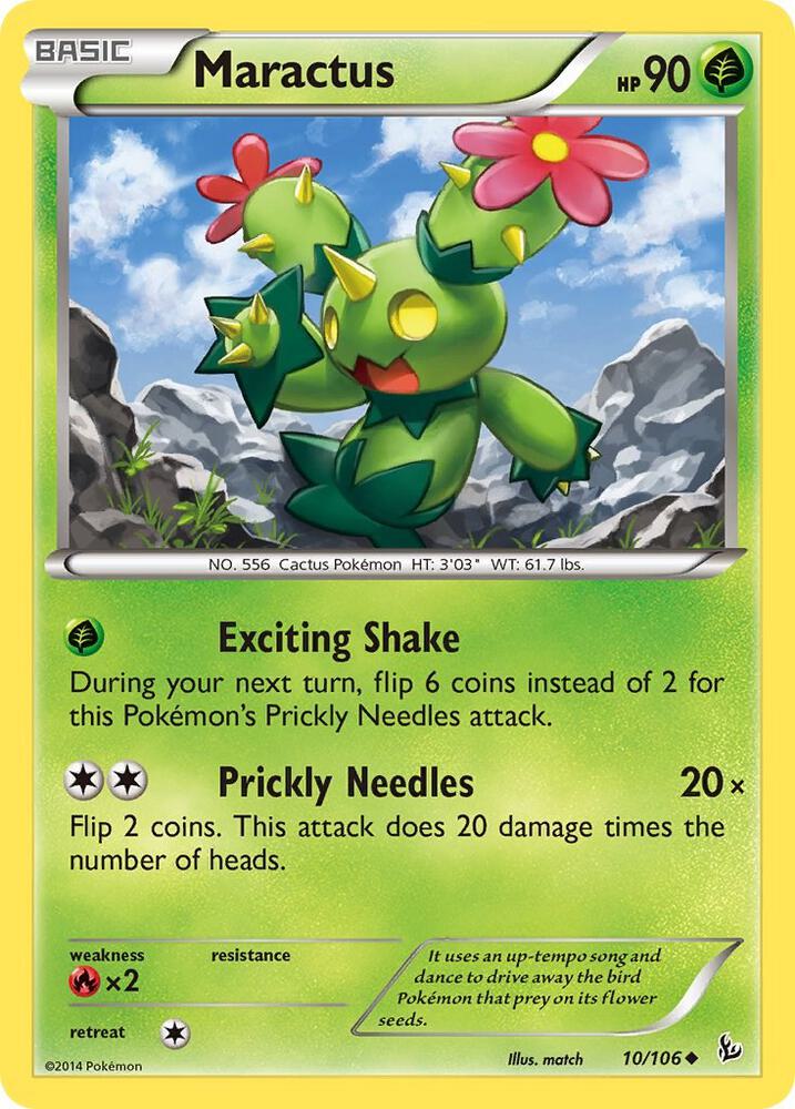 Image for Maractus (10/106) (FLF) - Pokemon