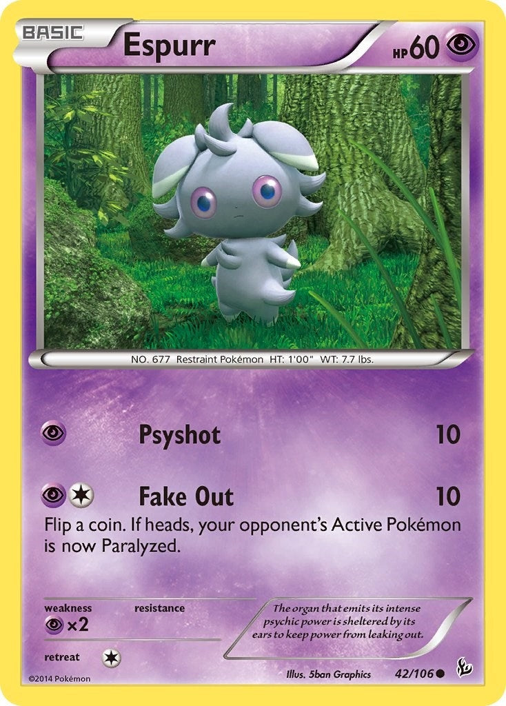 Image for Espurr (42/106) (FLF) - Pokemon