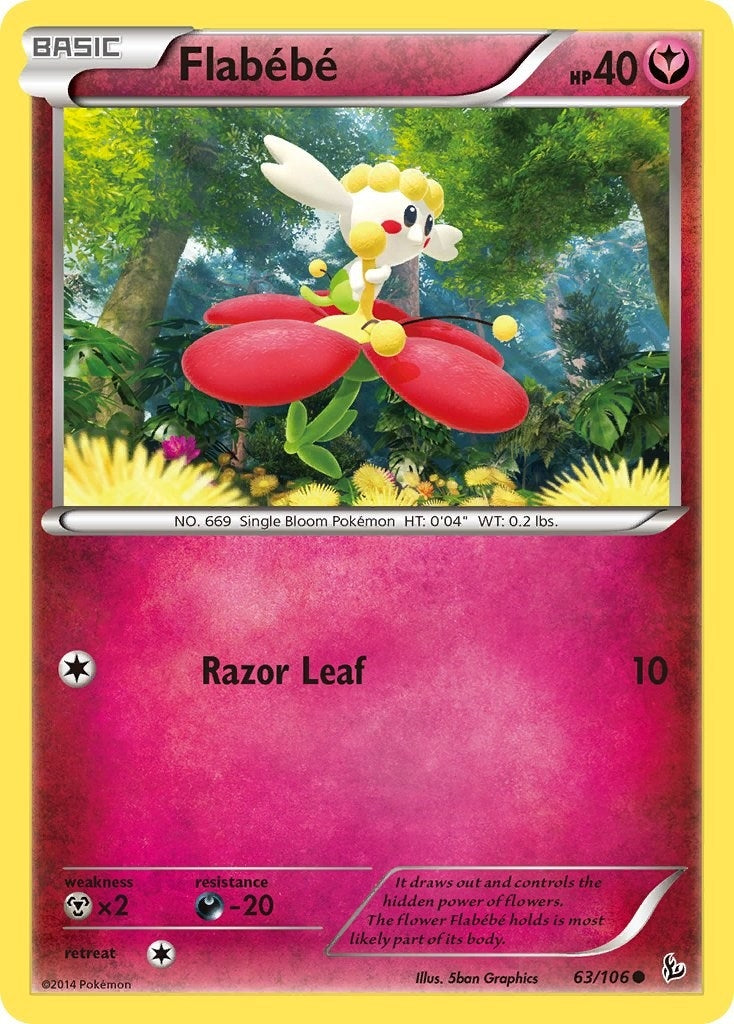 Image for Flabebe (63) (63/106) (FLF) - Pokemon
