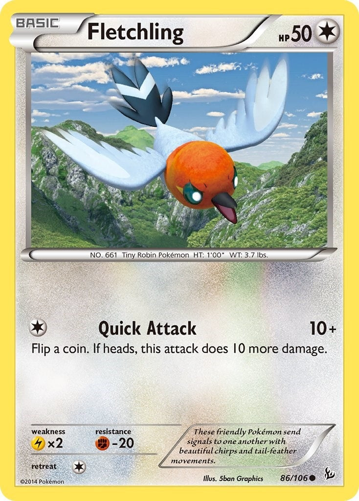 Image for Fletchling (86/106) (FLF) - Pokemon