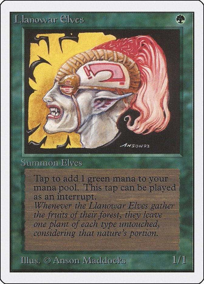 Image for Llanowar Elves - Magic: The Gathering