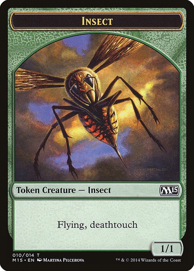 Image for Insect Token (Deathtouch) (10) - Magic: The Gathering