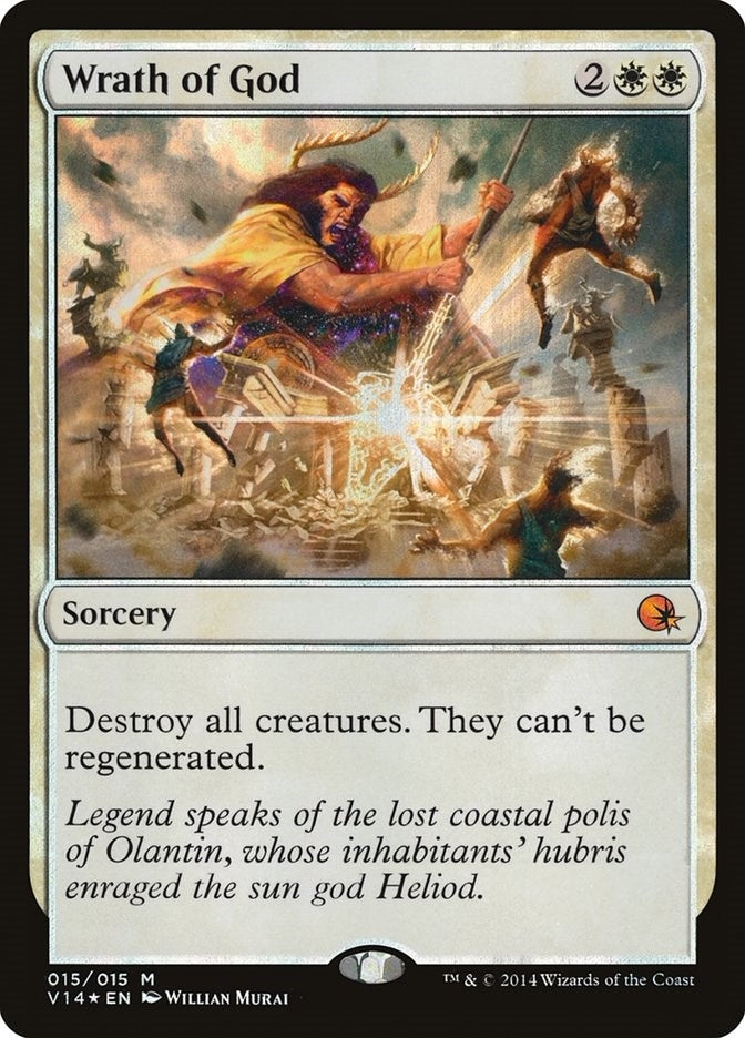 Image for Wrath of God (15) (V14) - Magic: The Gathering