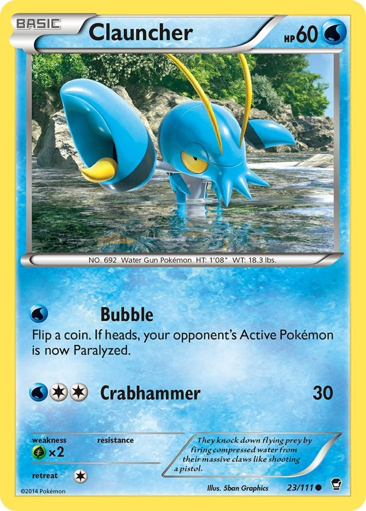 Image for Clauncher (23/111) (FFI) - Pokemon
