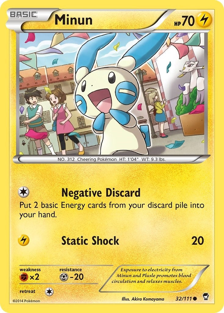 Image for Minun (32/111) (FFI) - Pokemon