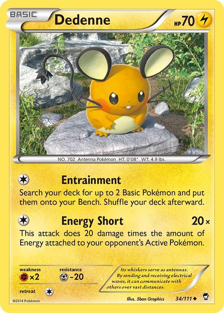 Image for Dedenne (34/111) (FFI) - Pokemon