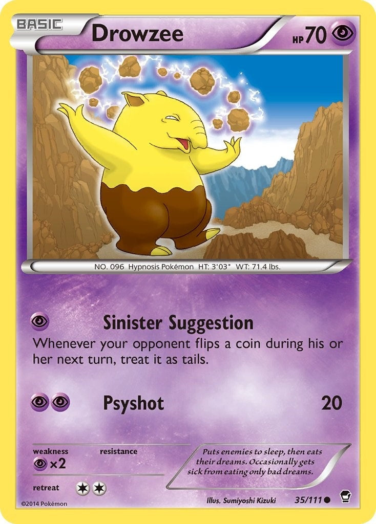 Image for Drowzee (35/111) (FFI) - Pokemon