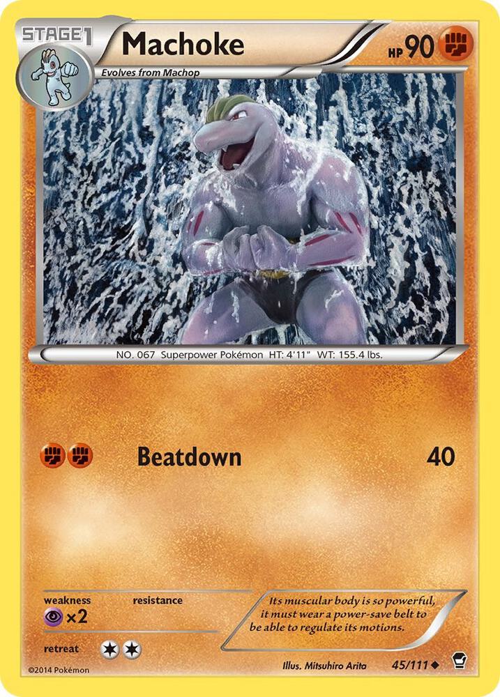 Image for Machoke (45/111) (FFI) - Pokemon