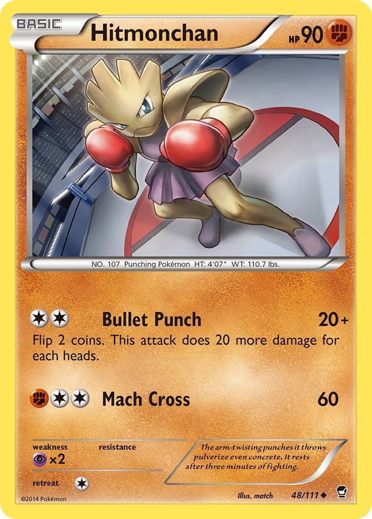 Image for Hitmonchan (48/111) (FFI) - Pokemon