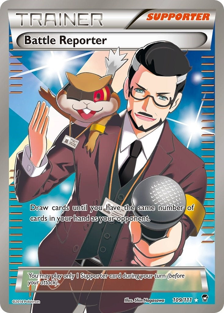 Image for Battle Reporter (109 Full Art) (109/111) (FFI) - Pokemon