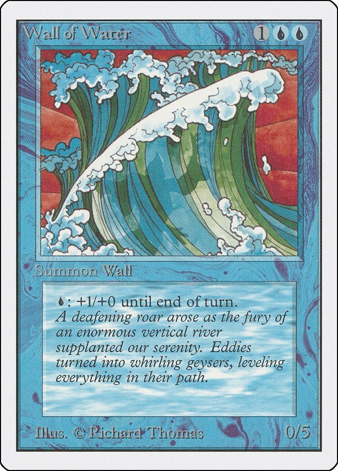 Image for Wall of Water - Magic: The Gathering