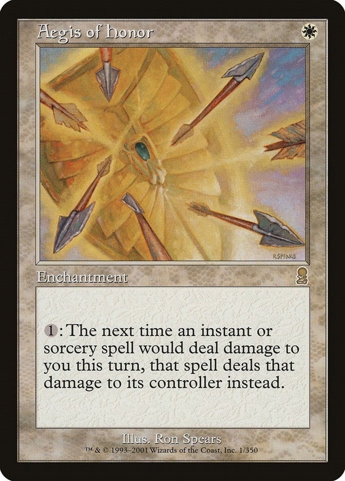 Image for Aegis of Honor (1) (ODY) - Magic: The Gathering