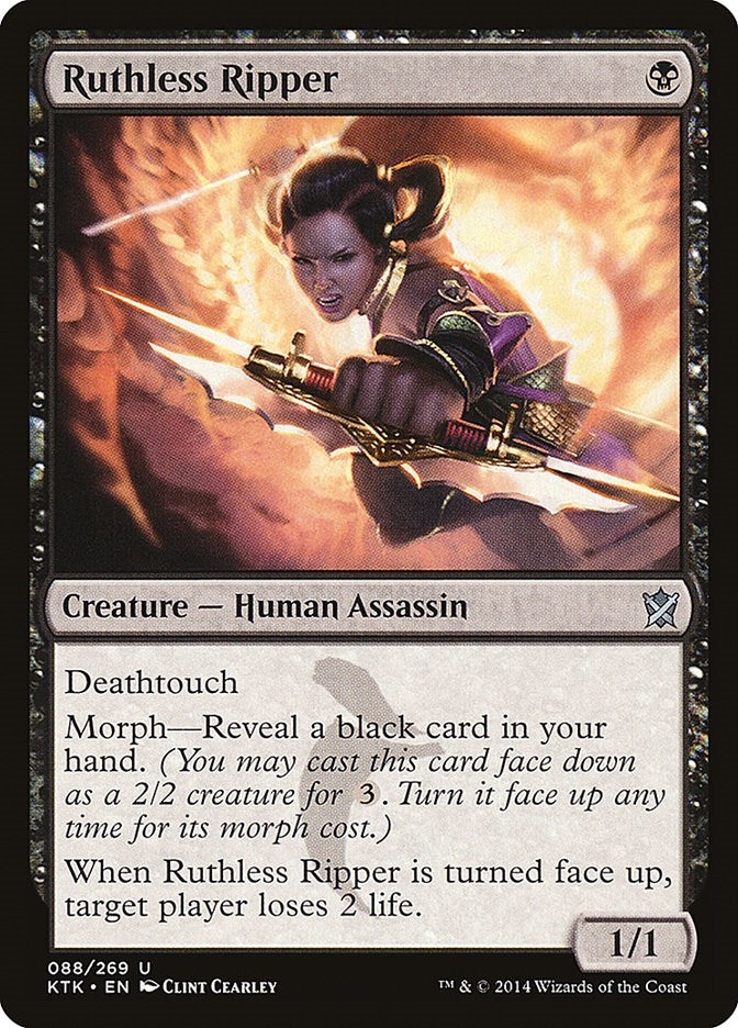 Image for Ruthless Ripper (88) (KTK) - Magic: The Gathering