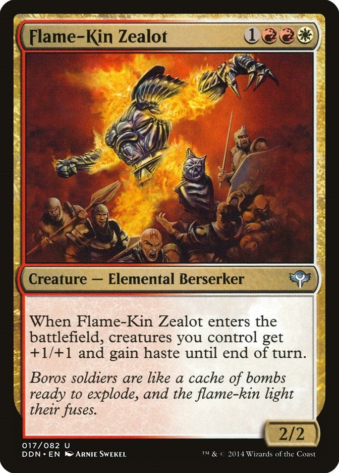 Image for Flame-Kin Zealot (17) - Magic: The Gathering