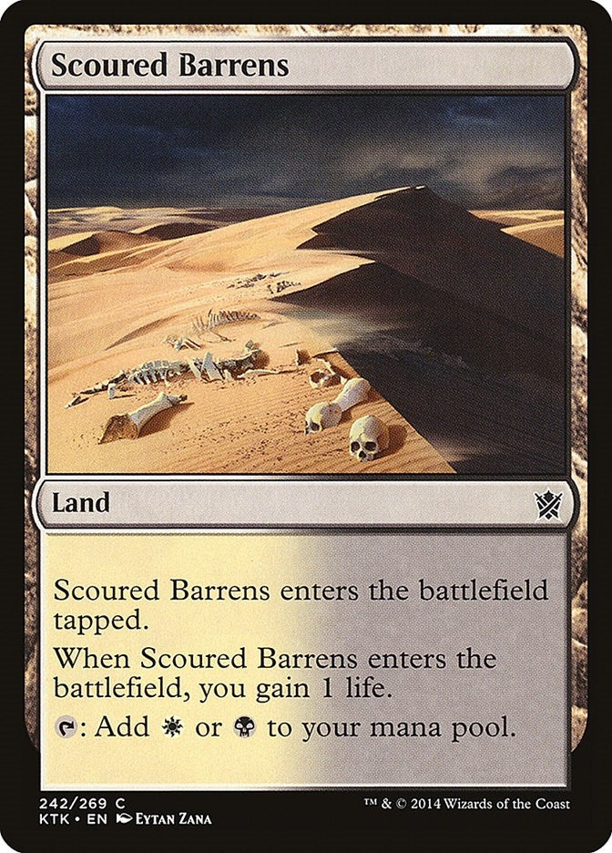 Image for Scoured Barrens (242) - Magic: The Gathering