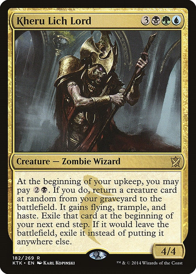 Image for Kheru Lich Lord (182) - Magic: The Gathering