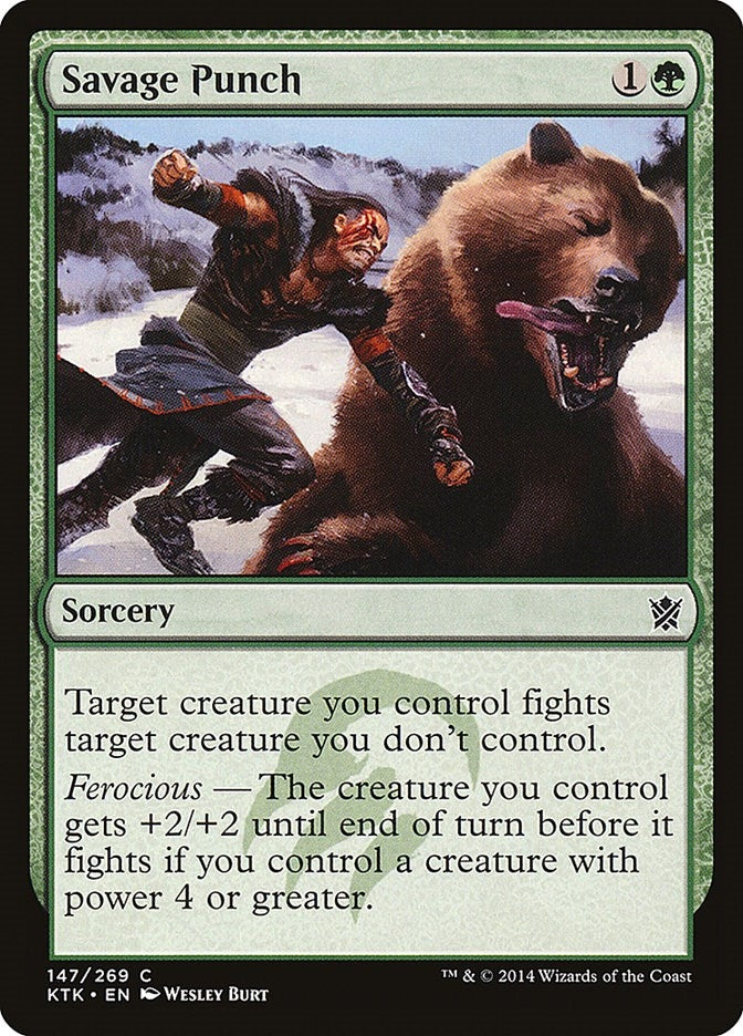 Image for Savage Punch (147) - Magic: The Gathering