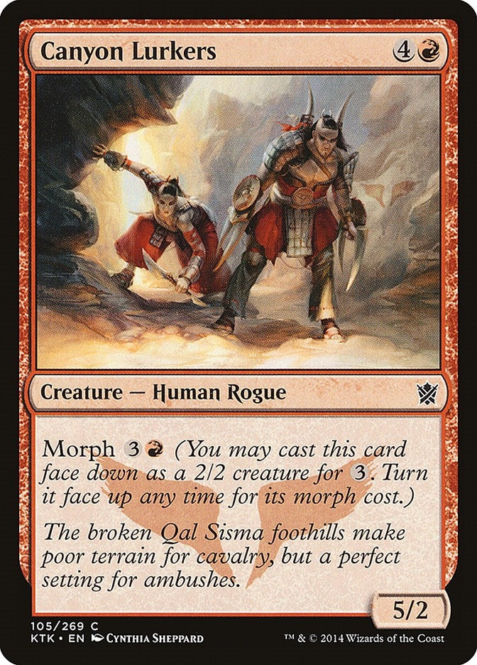 Image for Canyon Lurkers (105) - Magic: The Gathering
