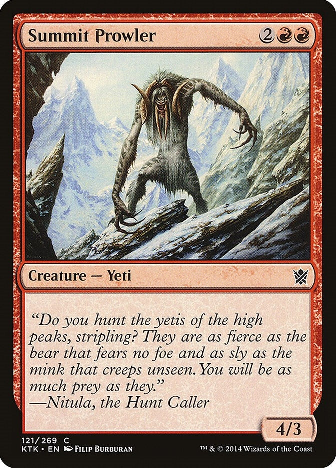 Image for Summit Prowler (121) - Magic: The Gathering