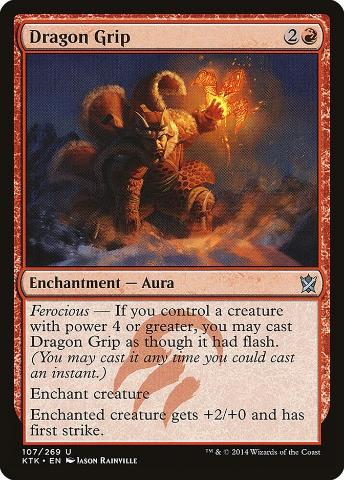 Image for Dragon Grip (107) - Magic: The Gathering