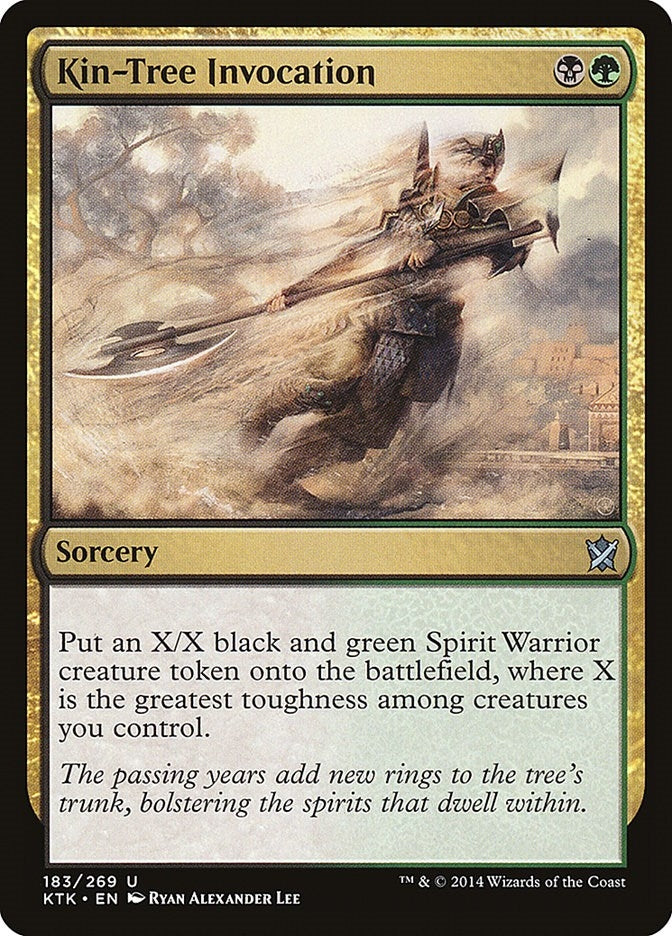 Image for Kin-Tree Invocation (183) - Magic: The Gathering