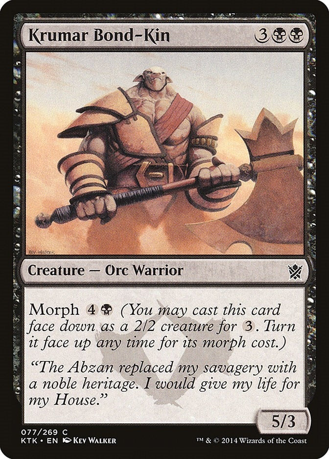 Image for Krumar Bond-Kin (77) - Magic: The Gathering