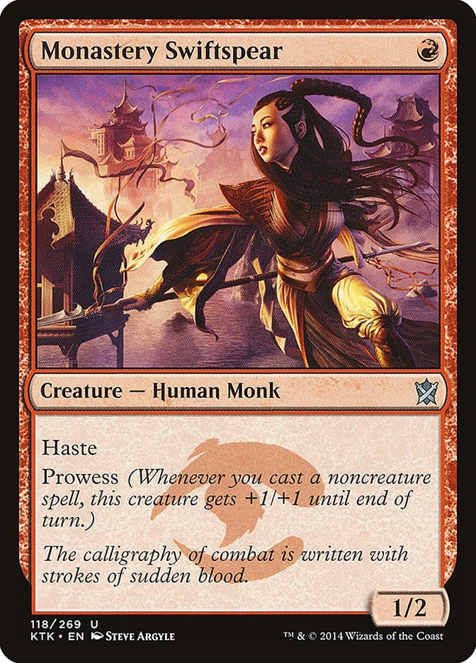 Image for Monastery Swiftspear (118) - Magic: The Gathering