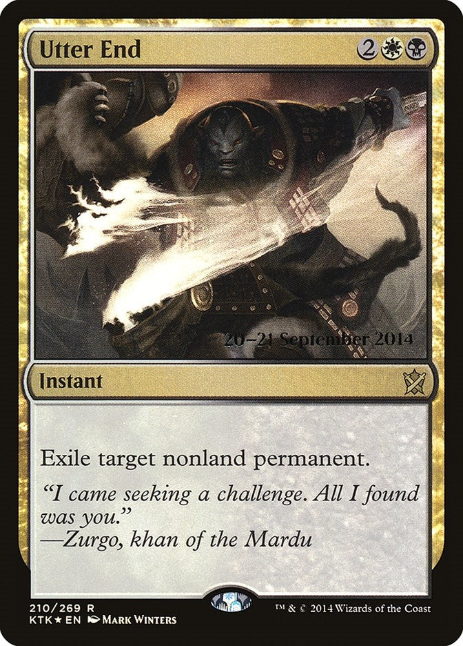 Image for Utter End (210) - Magic: The Gathering