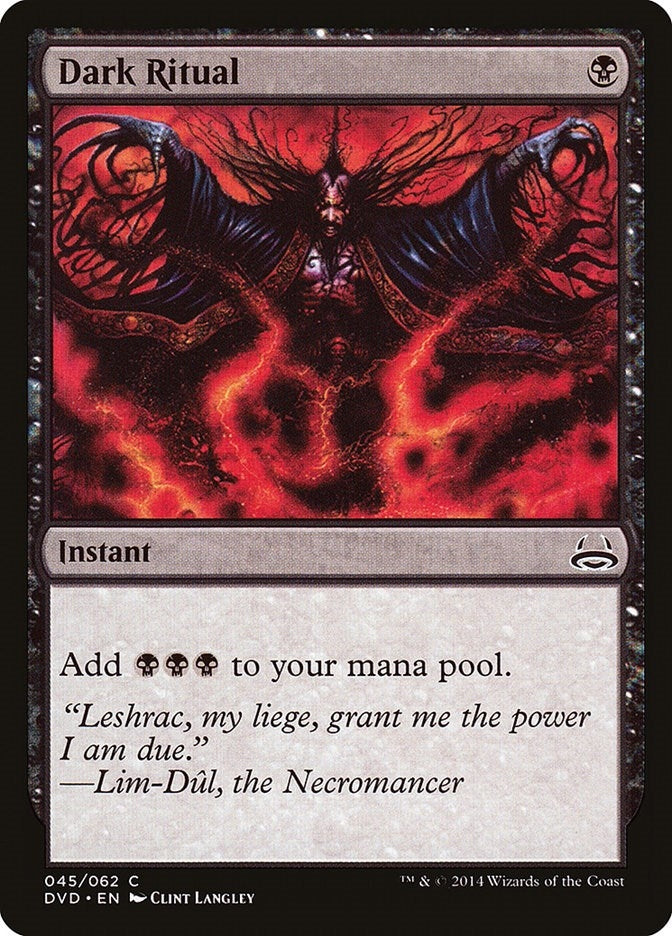 Image for Dark Ritual (45) (DD3) - Magic: The Gathering