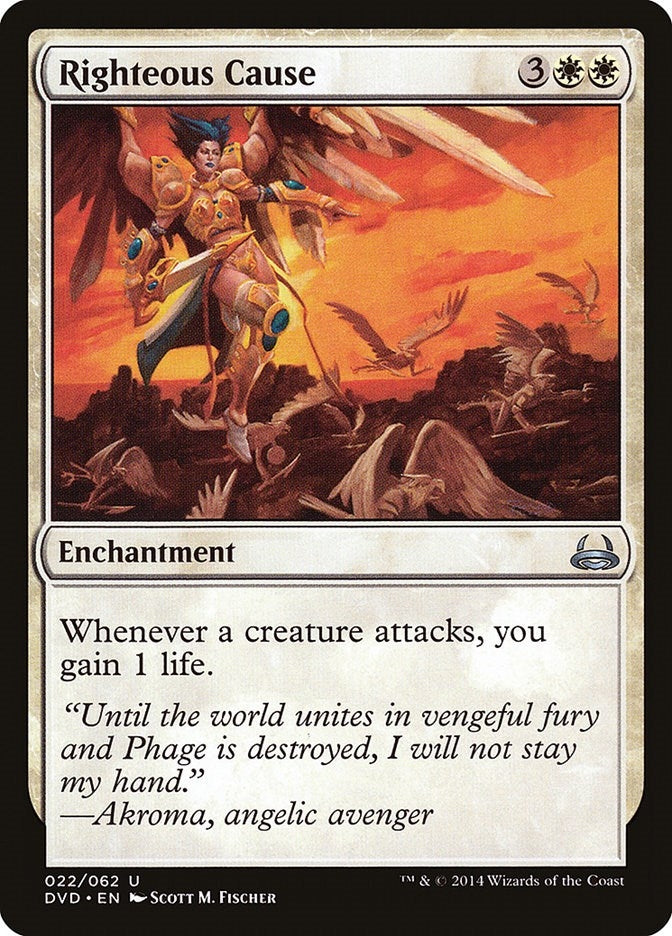 Image for Righteous Cause (22) (DD3) - Magic: The Gathering