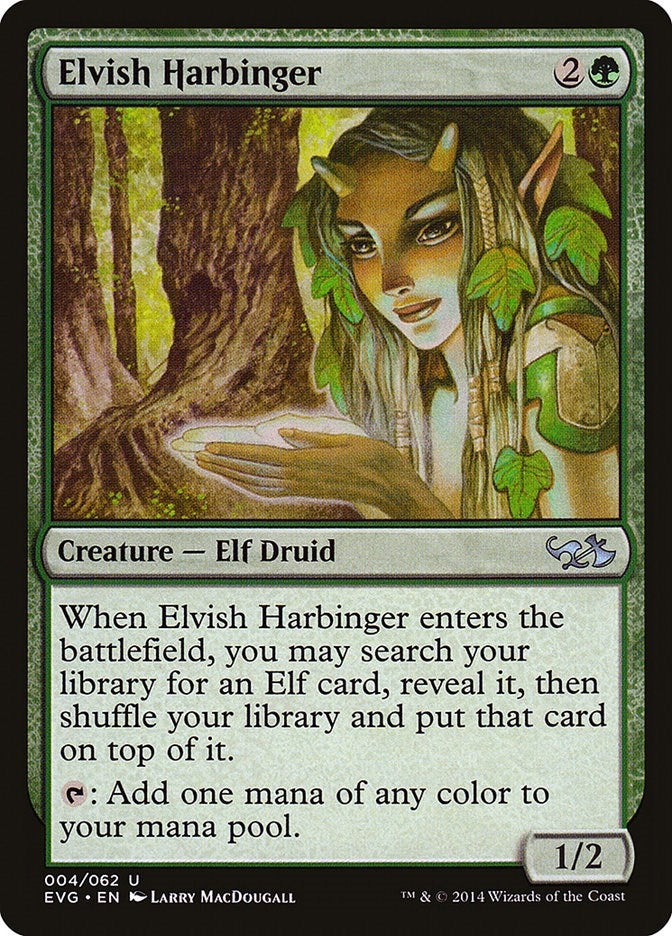 Image for Elvish Harbinger (4) (DD3) - Magic: The Gathering