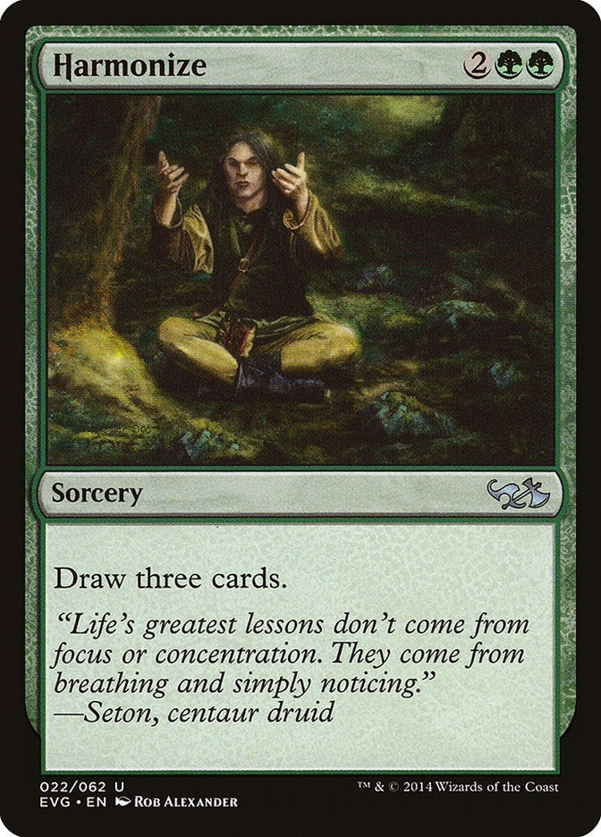 Image for Harmonize (EVG) (22) (DD3) - Magic: The Gathering