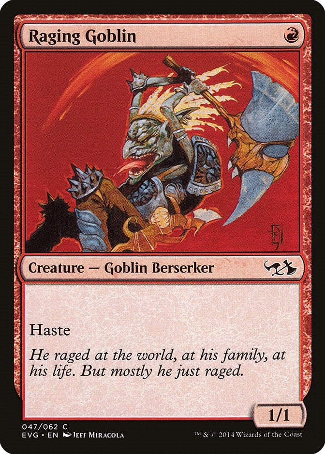 Image for Raging Goblin (47) (DD3) - Magic: The Gathering