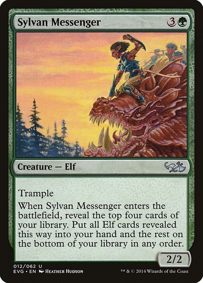 Image for Sylvan Messenger (12) (DD3) - Magic: The Gathering