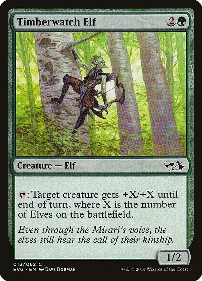Image for Timberwatch Elf (13) - Magic: The Gathering