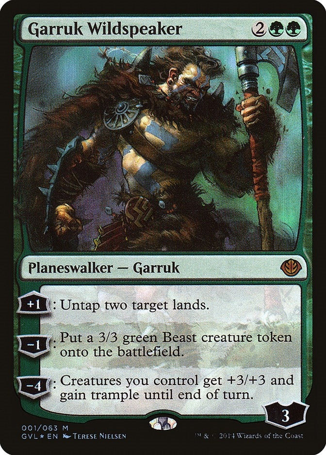 Image for Garruk Wildspeaker (1) (DD3) - Magic: The Gathering
