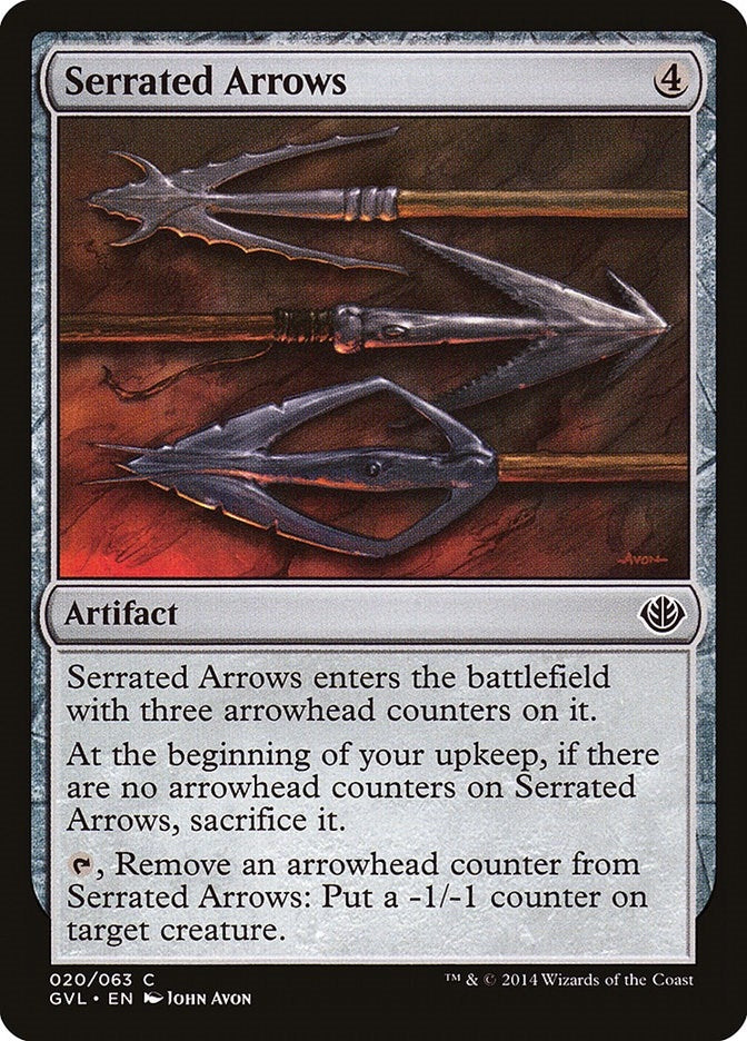 Image for Serrated Arrows (20) (DD3) - Magic: The Gathering